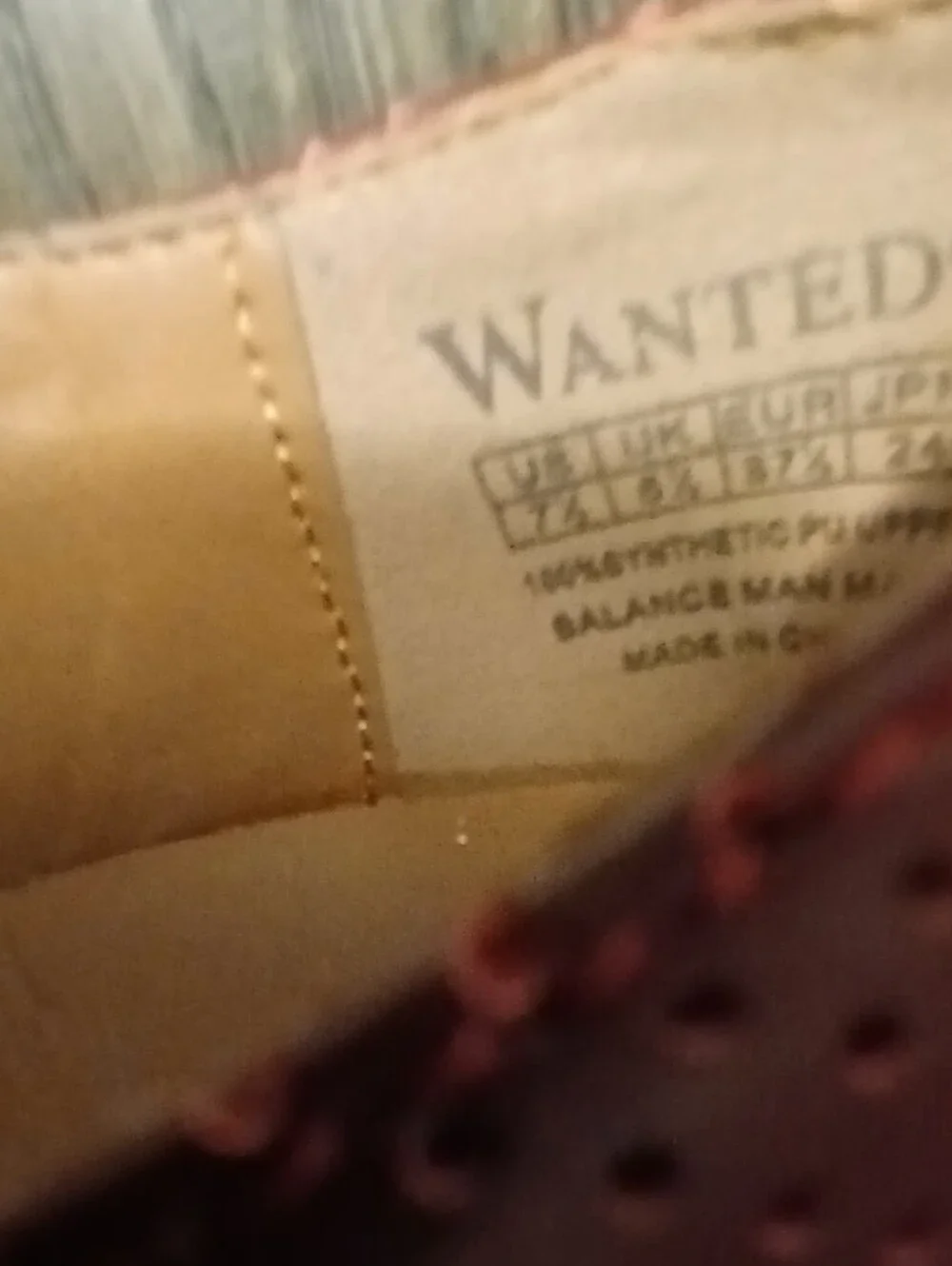 Wanted Women's Wine Perforated Slip-On Sneakers Espadrilles Sz 7.5